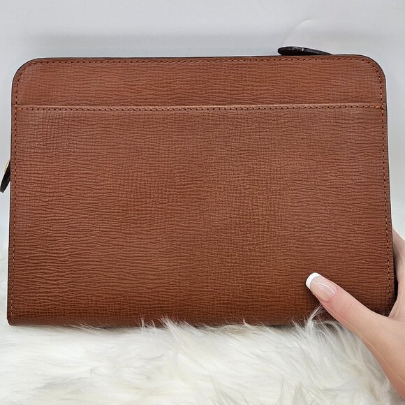 Burberry  Brown Leather Clutch - Picture 5 of 16